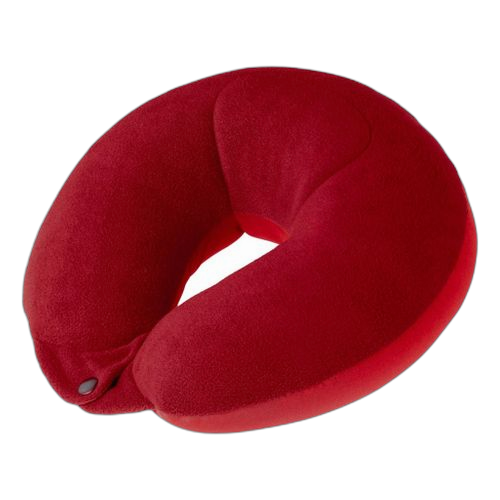 Oreiller de voyage rouge