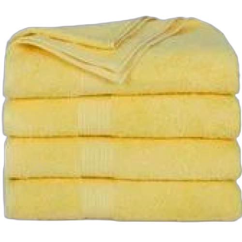 Original serviette jaune en coton qualité supérieure jaune doux.