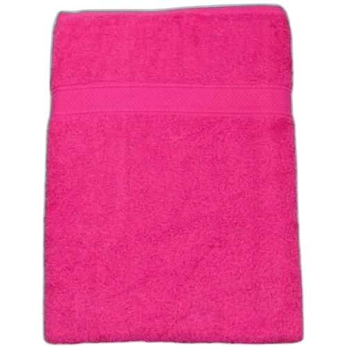 Original serviette rose en coton longueur 2 mètres