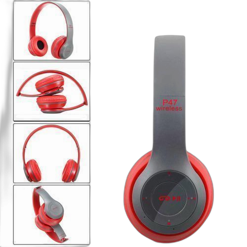 P47 casque bluetooth rechargeable avec câble & port de carte