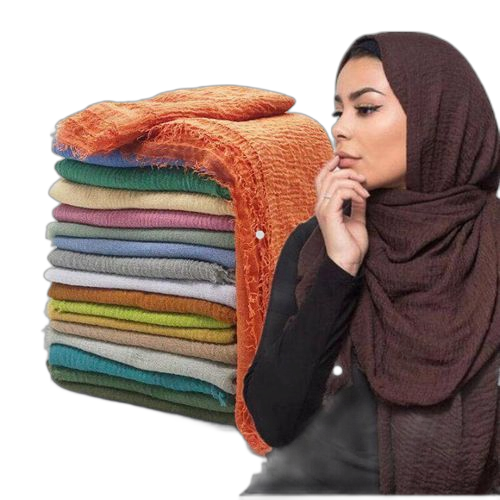 Pack de 05 voile habiba en coton multicouleur