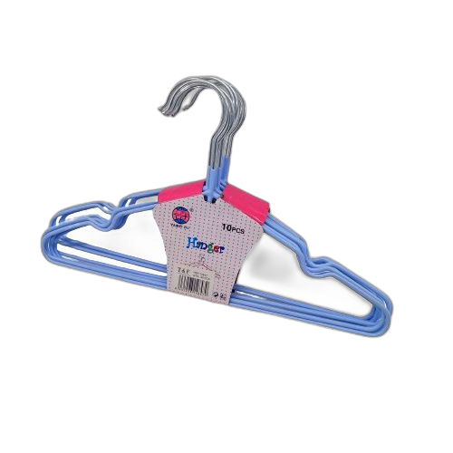Pack de 10 cintres en inox pm rose