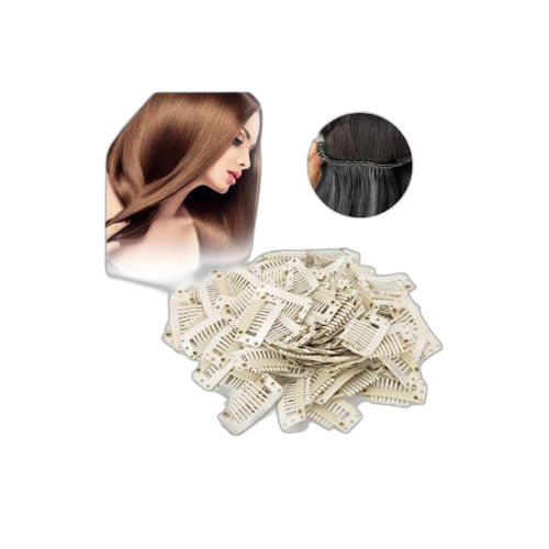 Pack de 12 clips pinces à pression pour extension de cheveux, matériau durable
