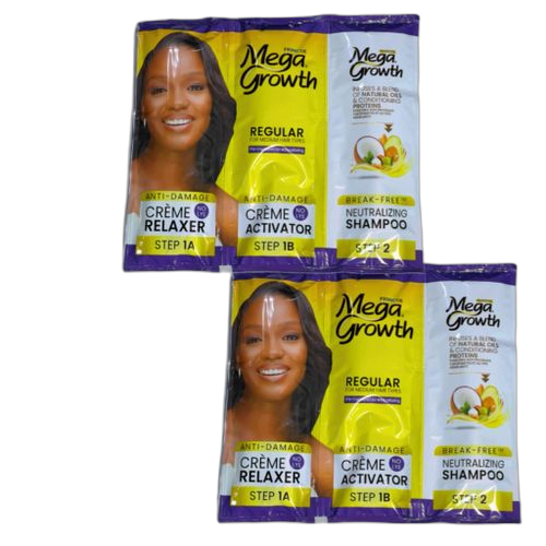 Pack de 2 sachet de crème défrisante anti dommages profectiv mega growth – 69 g x 2