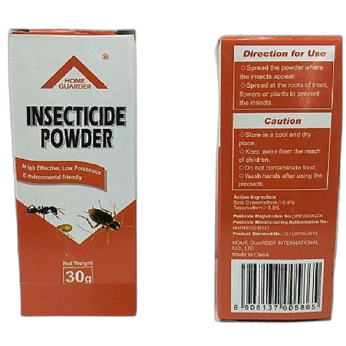 Pack de 6 insecticide powder 30 gr poudre anti carfards insectes