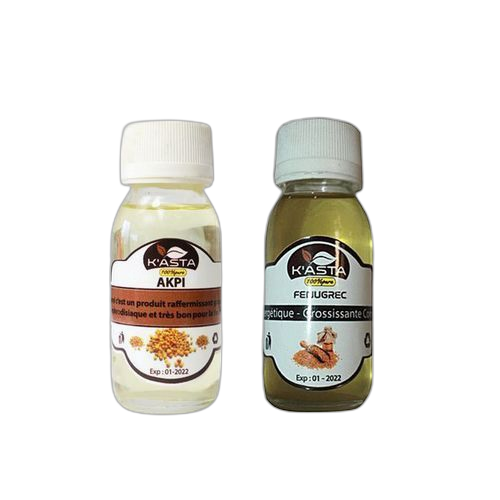 Pack grossissant huile fenugrec 30ml + huile akpi 30ml. Le meilleur du e-commerce discount réuni sur Diaytar