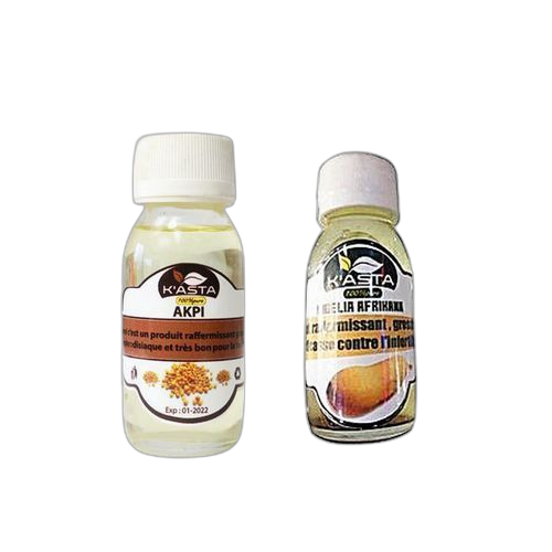 Pack grossissant huile kigélia 30ml + huile akpi 30ml
