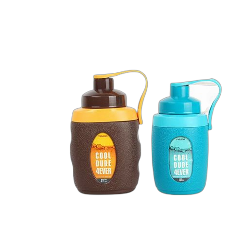 Packs de 2 gourdes d'eau en plastique, grande capacité 960ml