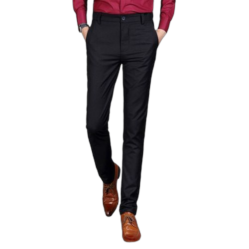 Pantalons super cent coupe droite noir