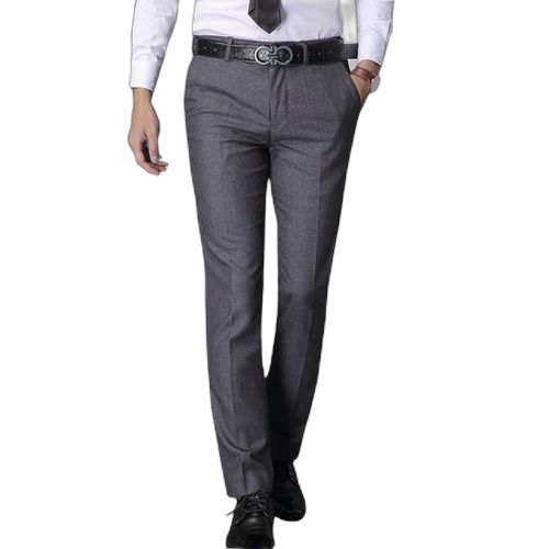 Pantalons super cent homme coupe droite gris