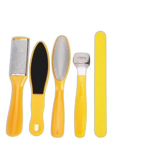 Pedicure set 10pc foot file kit scraper nails feet care tools