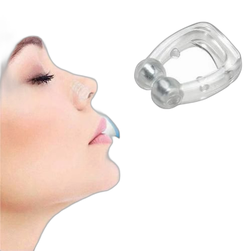 Pince nez en silicone anti ronflement pack de 4 avec boîte