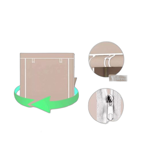 Placard simple de garde robe en tissu chats – Image 3