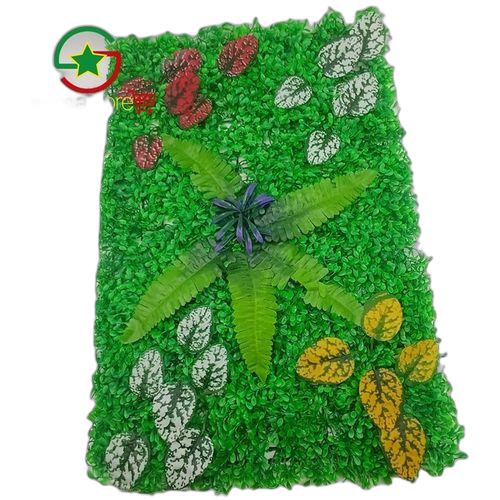 Plante artificielle decoration murale avec fleurs 40x60 cm m3