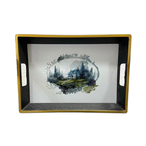 Plateau de service rectangulaire de haute qualité turque 42x 32 – Image 9