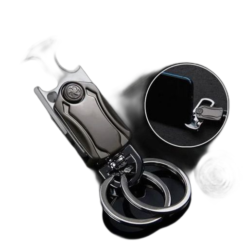 Porte clés voiture multifonction zinc alloy pour homme