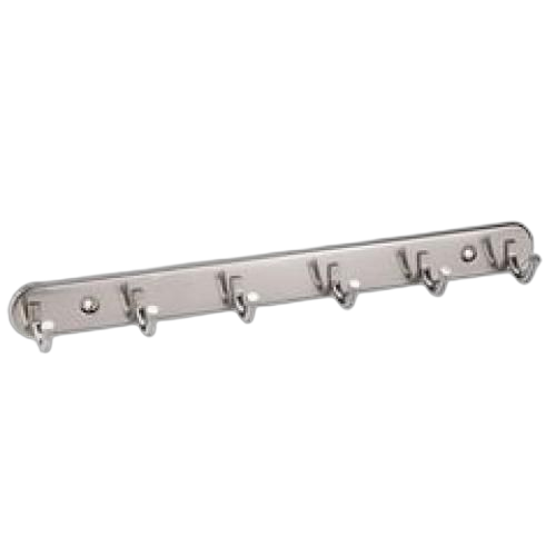 Porte manteau à fixation murale acier inoxydable avec 6 crochets. Vos marques préférées à prix réduits sur Diaytar