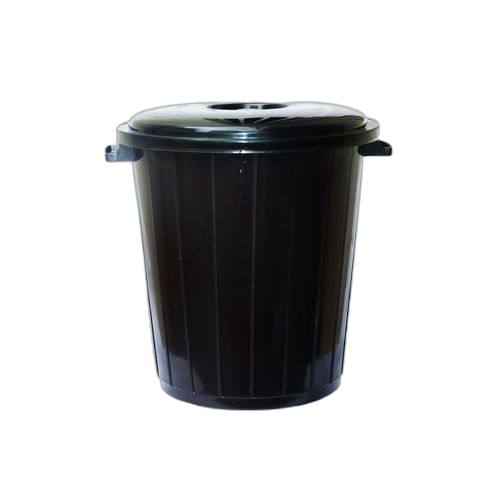 Poubelle de maison en plastique 25 litres noir