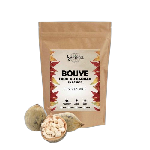 Poudre de baobab (bouye) bio 500g – Photo produit Dakar Sénégal – Livraison rapide Poudre de baobab (bouye) bio 500g. Consommez mieux avec Diaytar, votre marketplace discount