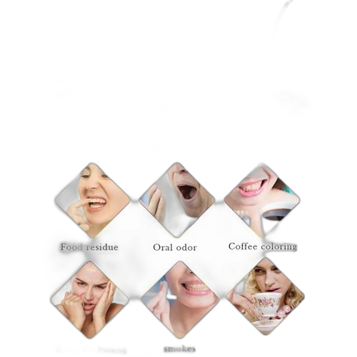 Poudre de charbon pour éliminer les taches de café ,thé et fumé60ml