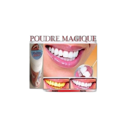 Poudre magique sourire blanchissante pour les dents