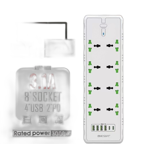 Power multiprise power socket os t993000w avec 2type c