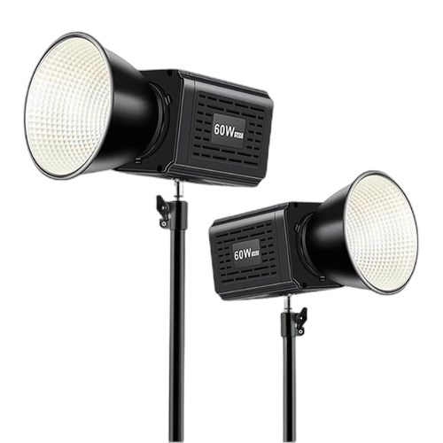 Projecteur led ym s60 rechargeable professionnel plus trepied