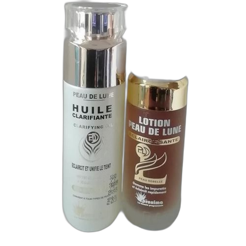 Proxima peau de lune lotion gommant et huile clarifiante anti acné