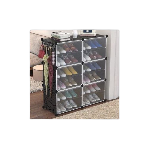 Rangement chaussure en plastique 24 paires