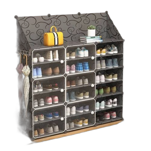Rangement chaussures cube plastique 36 paires