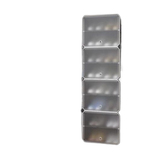 Rangement chaussures plastique avec 12 portes 54paires