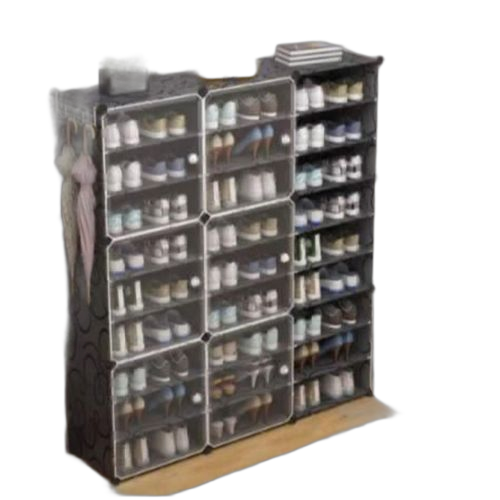 Rangement de chaussures en plastique 54 paires