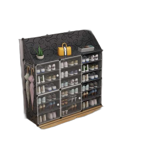 Rangement de chaussures plastique cube 36 paires