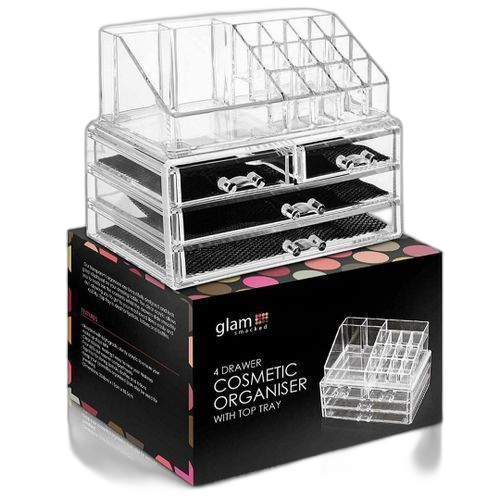 Rangement de produit cosmétiques transparent. Commandez en toute confiance sur Diaytar, votre marketplace de confiance