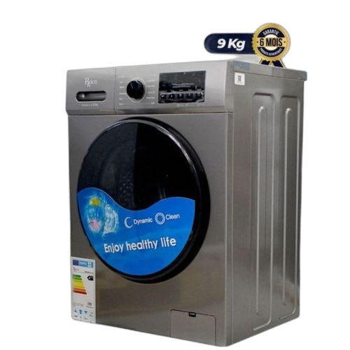 Roch machine à laver automatique roch 9 kg gris super économque ( a+++) garantie 12 mois