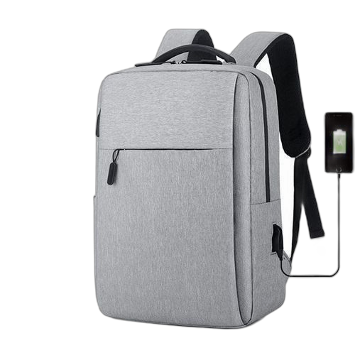 Sac à dos avec port de charge usb couleur au hasard