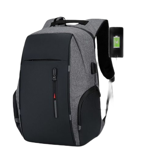 Sac à dos de voyage usbrechargeable grande capacité noir