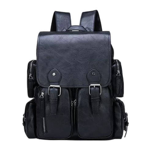 Sac à dos en cuirnoir