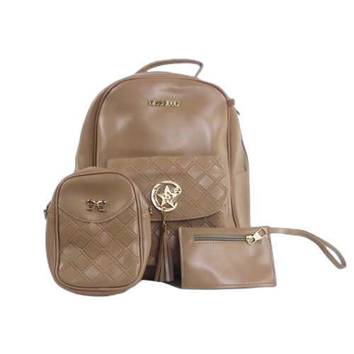 Sac à dos enfant beige