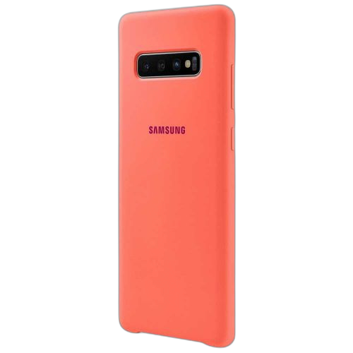 Samsung coque en silicone samsung s10+ rose – Photo produit Dakar Sénégal – Livraison rapide