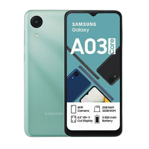 Samsung galaxy a03 core 6.5"pouce ram 2g mémoire 32go mp 5000ah