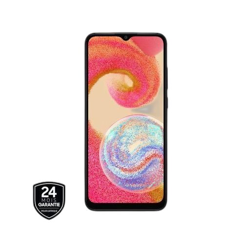 Samsung galaxy a04e 6.5" ram 3go, mémoire 32go 5000mah noir