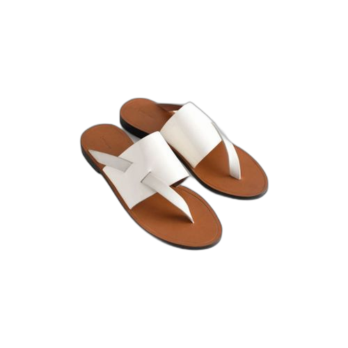 Sandale femme blanche unique(fabrication locale)