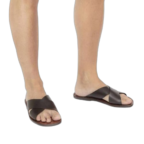 Sandales cuir pour homme noir(fabrication locale). Comparez, choisissez, économisez sur Diaytar Sénégal