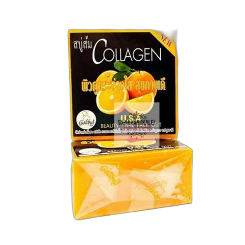 Savon collagène orange très efficace.