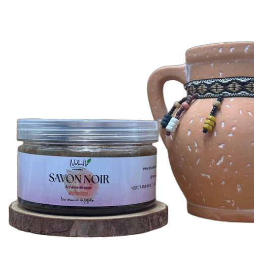 Savon noir à l’eau de rose naturel’lo 100 gr