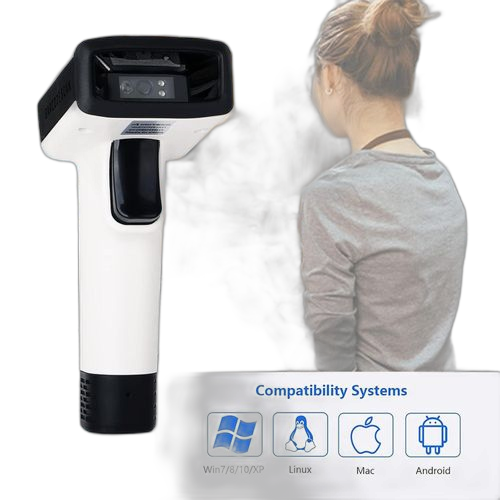 Scanner codes barres 1d/2d/qr, usb filaire, plug & play pour pc