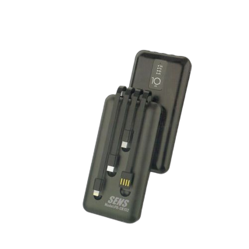 Sens power bank sens 10000 mah noir3en1 pb sk102
