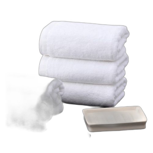 Serviette de bainblanc 100% coton 2 mettre