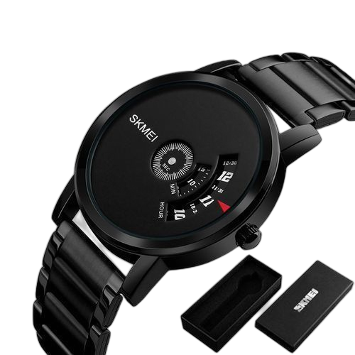Skmei simple style creative steel waterproof men's watch